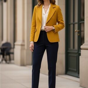 Elegant Mustard Blazer